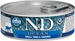 N&amp;D CAT OCEAN TUNA &amp; SHRIMP 70 GR