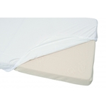 Protettore per materasso in viscosa di bambù 60x120 cm, White