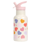 A Little Lovely Company - bouteille en acier inoxydable, 350 ml - cœur