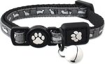 Obojok Active Cat Reflective XXS čierny 1x16-22cm