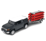 1:43 Toyota FJ Cruiser s prívesom-lode