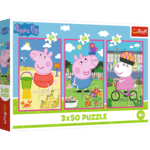 Trefl Puzzle 3x50 Peppa Wutz / Die Kraft der Freundschaft