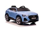 Elektrické autíčko Audi E-tron Sportback 12V, modré, široké jednomiestne sedadlo