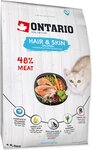 Krmivo Ontario Cat Hair &amp; Skin 6,5kg