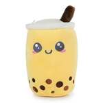 KAWAII BUBBLE TEA žltý plyšová hračka 22cm