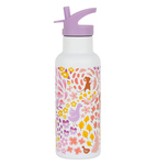 A Little Lovely Company - nerezová fľaša na pitie, 500 ml - kvetinová záhradka