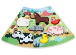 2Kids Toys Fa puzzle Vidám tanya összekapcsolható