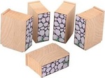 BABU vláčiky - Piliere 6,5 cm, 4ks