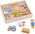 Bigjigs Toys Magnetky farma