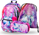 BAAGL SADA 3 Core Materialfänger Rucksack, Waschbeutel, Tasche