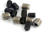 Traxxas červíky imbus oceľ M3x4mm (4), nerez M4x4mm (4)
