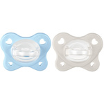 CHICCO Cumlík Physio Dual Soft silikónový chlapec 2-6m, 2k s