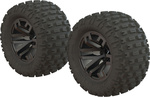 Arrma kolo 2.8" MT Gun Metal, pneu dBoots Fortress (2)
