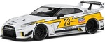 1:43 NISSAN GTR35 LBWK SILHOUETTE WHITE 2019