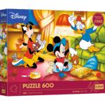 Trefl Puzzle 600 Výročné - Mickey Mouse a priatelia