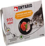 Vanička Ontario kura s hovädzím a taurínom 115g