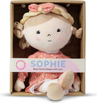 PETITE&amp;MARS Bábika plyšová Sophie 0m+, 35 cm