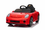 Elektrické autíčko RUF GT 12V, červené, Otváracie dvere, 2.4 GHz diaľkové ovládanie, LED s