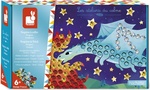 Janod Atelier Deco Bilder mit Pailletten Drachen ab 6 Jahren