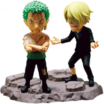 Bandai One Piece Figura World Collectable Log Stories-Roronoa Zoro&amp;amp; Sanji-"...Nothi