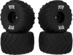 Arrma koleso s pneumatikou dBoots Chevron MT, disk čierny (4): GROM