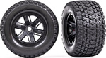 Traxxas koleso, disk X-Maxx, pneu Gravix (pár)