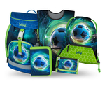 BAAGL SET 5 Airy Palla da Calcio: zaino, astuccio, sacchetto, grembiule, portafoglio