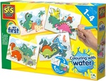 Meine erste Pinsel- und Wassermalerei – Dinosaurier