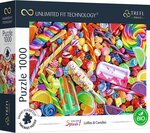 Trefl Prime Puzzle 1000 UFT - Farbspritzer: Eis am Stiel und Bonbons