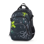Zaino scolastico OXY SCOOLER Graffiti Blue