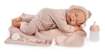 Antonio Juan 33022 LUNA – bambola realistica dormiente con corpo in tessuto morbido – 42 cm