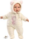 Llorens 14208 BABY JULIA - realistická bábika bábätko s mäkkým látkovým telom - 42 cm