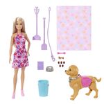 Mattel Barbie bambola con cagnolino a passeggio