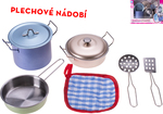 Riad plechový 8ks