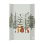 CEBA BABY Matelas à langer 2-bords avec planche rigide (50x70) Basic Forest Companions