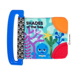 BABY EINSTEIN Mekana knjiga s grizalicom i teksturama Shades of the Sea™, 0m+