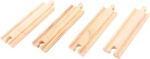 Bigjigs Rail Stredné rovné koľaje 16 cm 4 ks