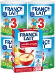 France Lait 3 mliečna výživa na podporu rastu pre malé deti od 1 roka 4x400g + Ryžová kaša
