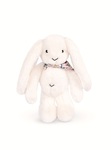 Doudou plišani zeko s maramom bijeli 35 cm