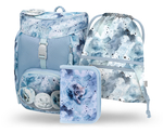 BAAGL SET 3 Airy Polar: zaino, astuccio, sacchetto GRS