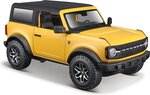 Maisto - 2021 Ford Bronco Badlands, žltý, 1:24