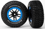 Traxxas bike 2.2 / 3.0 ", lemez SCT Split-Spoke fekete-kék, gumiabroncs KM2 (2)