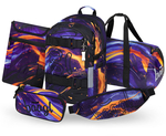 BAAGL SET 5 Skate Vibe: Rucksack, Federmäppchen, Sporttasche, Gürteltasche, Laptop-Hülle GRS