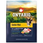 Krmivo Ontario Senior Mini Fish &amp; Brown Rice 2,25kg