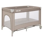 Cuna de viaje para niños Simple Baby Mix beige