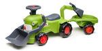Falk odrážadlo/chodítko traktor s nakladačom, bágrom a vlečkou 912N Class
