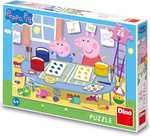 Puzzle Peppa Pig: Výtvarník 24 dielikov
