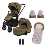 Set Move Cross 5 + tiefe Wanne Move XL 5 + Geschenke, Toffee Brown