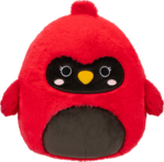 Squishmallows Fuzz-A-Mallows Kardinál - Cazlan, 30 cm