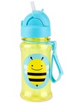 SKIP HOP Zoo tritan Fľaša so slamkou 355ml Včielka 12m+